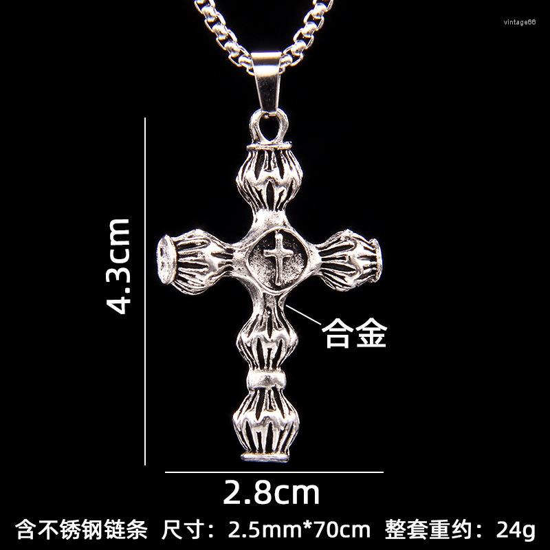 Pendant Necklaces WANGAIYAO Fashion Hip Hop Three-dimensional Bamboo Slub Clavicle Chain Personality Everything Crucifix Necklace Men's
Pendant Necklaces WANGAIYAO Fashion Hip Hop Three-dimensional Bamboo Slub Clavicle Chain Personality Everything Crucifix Necklace Men's