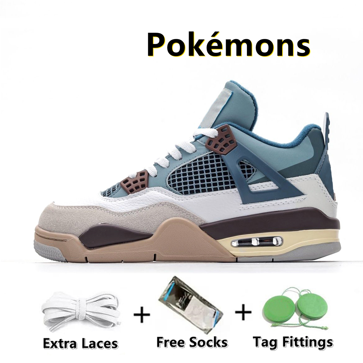 Pokemon Snorlax Custom 4s Basketball Shoes Men Women 4 Cartoon co-branding Outdoor Mens Trainers Sports Sneakers, Color#1
Pokemon Snorlax Custom 4s Basketball Shoes Men Women 4 Cartoon co-branding Outdoor Mens Trainers Sports Sneakers, Color#1