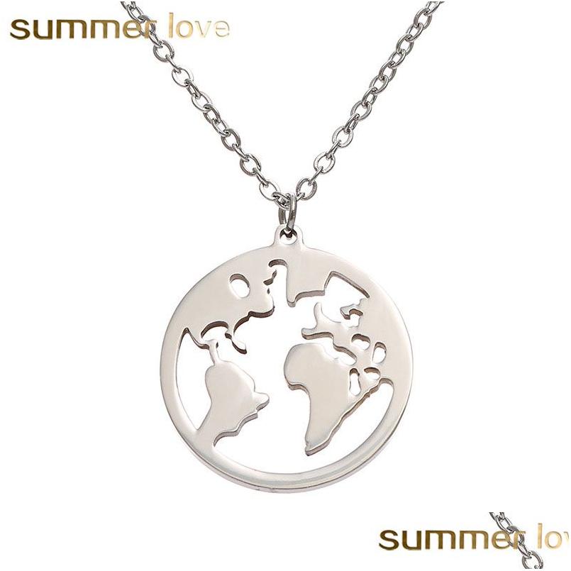 Pendant Necklaces Stainless Steel Necklace World Map Chains Statement Sier Rose Gold Globe Travel Jewelry Gift Drop Delivery Pendants Dhvll
Pendant Necklaces Stainless Steel Necklace World Map Chains Statement Sier Rose Gold Globe Travel Jewelry Gift Drop Delivery Pendants Dhvll