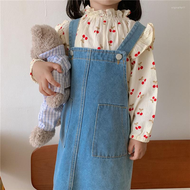 Girl Dresses Girls Fashion Denim Suspenders Spring Autumn Korean Style Baby Big Pockets Loose Princess Dress, Dark blue
Girl Dresses Girls Fashion Denim Suspenders Spring Autumn Korean Style Baby Big Pockets Loose Princess Dress, Dark blue