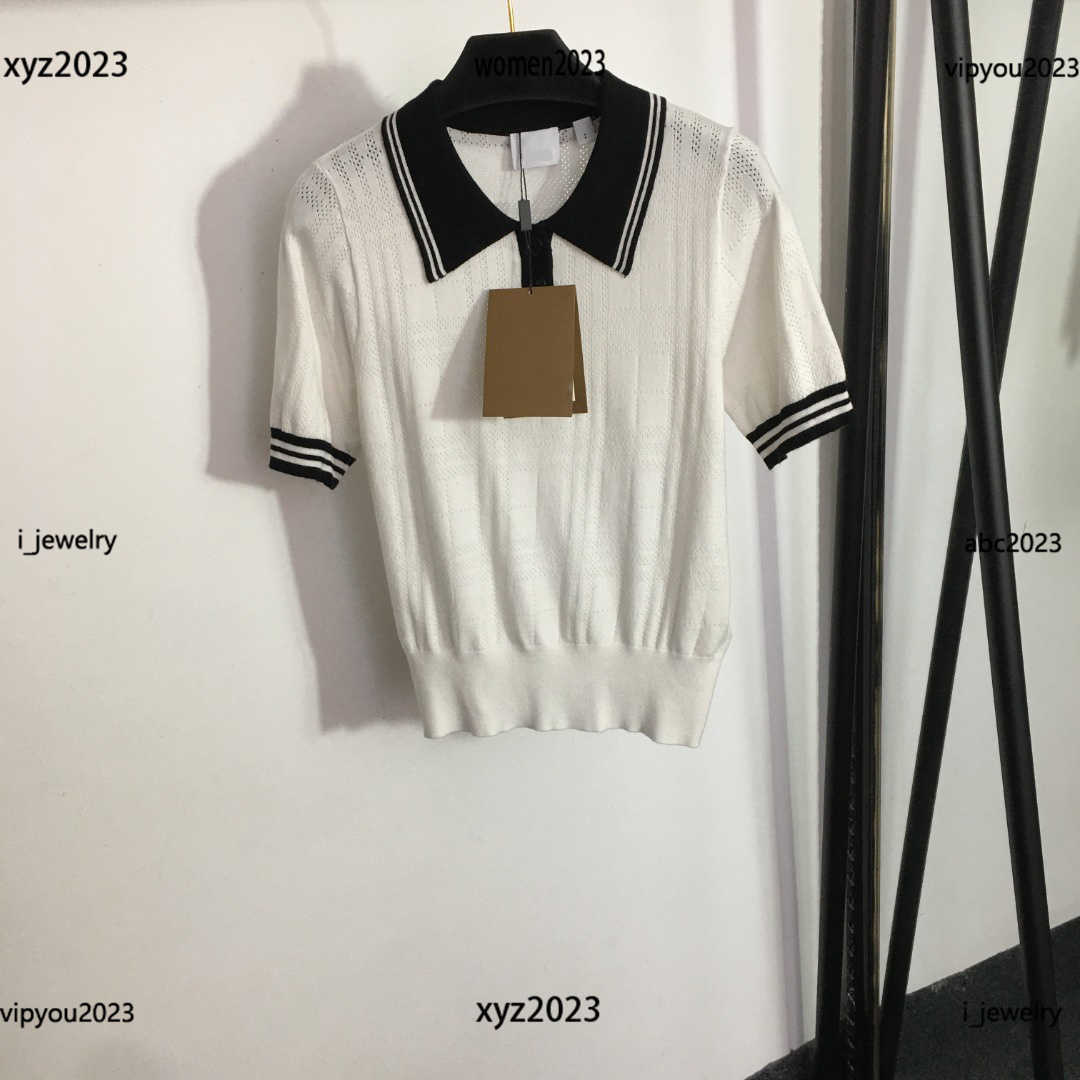 woman Lapel tees female T-shirt Color blocking design knitted tops Size S-L New Products Gold button striped knit shirt May25, #1
woman Lapel tees female T-shirt Color blocking design knitted tops Size S-L New Products Gold button striped knit shirt May25, #1
