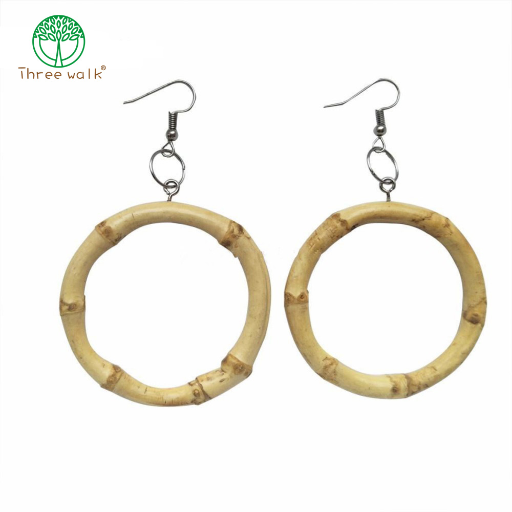 E201 Wholesale Real Bamboo Joint Hoop Earrings Ladies Big Circle Street Dance Club Drop Earrings
E201 Wholesale Real Bamboo Joint Hoop Earrings Ladies Big Circle Street Dance Club Drop Earrings
