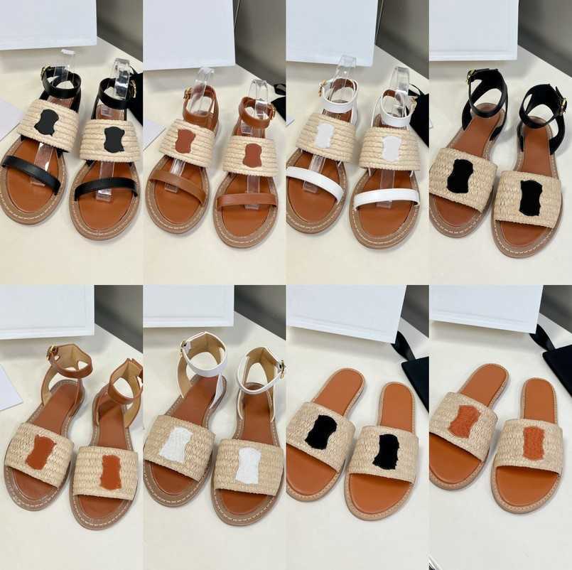2023s Womens designer sandals Raffia Straw Slingbacks Summer Vintage Roman Platform Slides Strap Mules Travel triomphes sandal Upper with Signature non slip sole, Clne5124
2023s Womens designer sandals Raffia Straw Slingbacks Summer Vintage Roman Platform Slides Strap Mules Travel triomphes sandal Upper with Signature non slip sole, Clne5124
