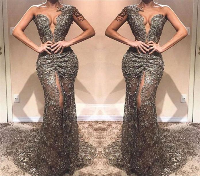 Sexy Mermaid OneShoulder Appliques Front Split Crystal Prom Dresses High Slit Sweetheart Long Evening Dress 2021 Party Gowns5814629, White
Sexy Mermaid OneShoulder Appliques Front Split Crystal Prom Dresses High Slit Sweetheart Long Evening Dress 2021 Party Gowns5814629, White
