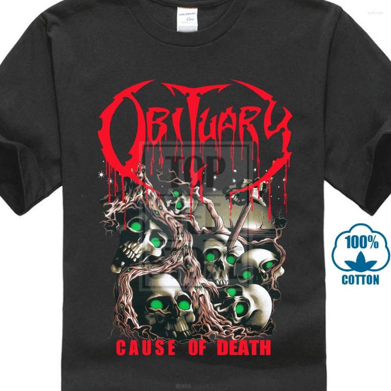 Men' T Shirts Obituary Cause Of Death Metal Shirt Black Size To Xxxl Summer Short Sleeves Fashion 016980, New shirsx113244
Men' T Shirts Obituary Cause Of Death Metal Shirt Black Size To Xxxl Summer Short Sleeves Fashion 016980, New shirsx113244
