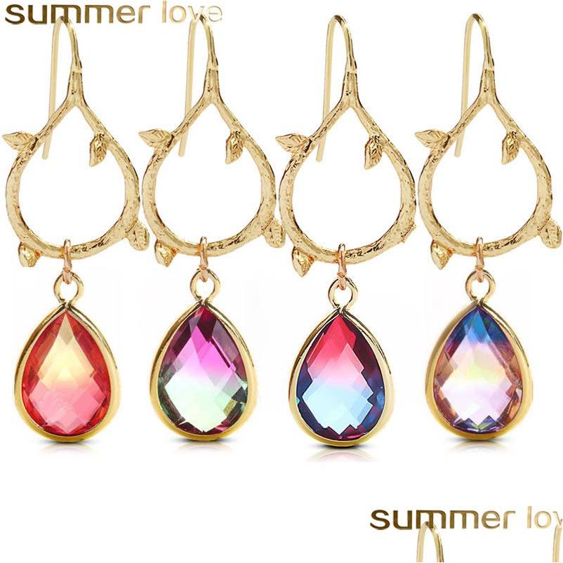 Dangle Chandelier Vintage Rainbow Crystal Earrings For Women Water Drop Birthstone Gold Leaf Teardrop Earring Fashion Jewelry Best Dhdca
Dangle Chandelier Vintage Rainbow Crystal Earrings For Women Water Drop Birthstone Gold Leaf Teardrop Earring Fashion Jewelry Best Dhdca