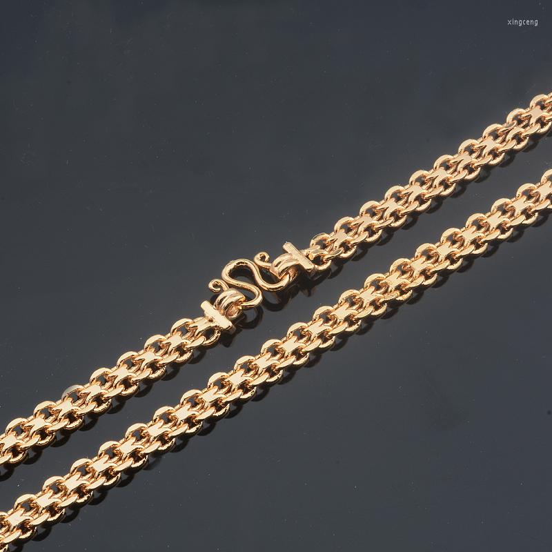 Chains 4mm 5mm Wide 45cm 18inch Women Ladies Champagne Gold Color Weaving Carving Necklace
Chains 4mm 5mm Wide 45cm 18inch Women Ladies Champagne Gold Color Weaving Carving Necklace