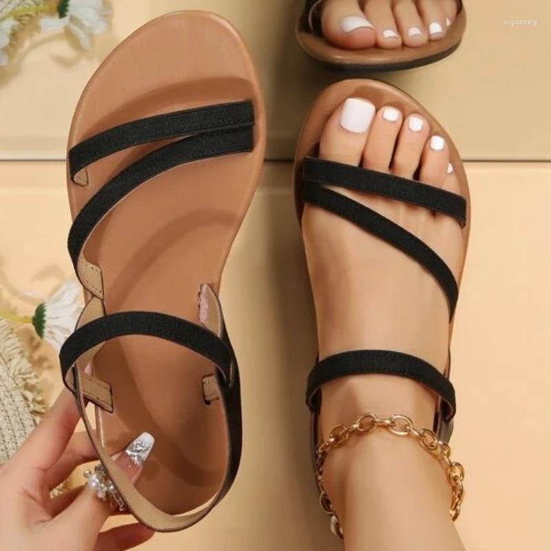 Sandals Women Thin Band Ankle Strap Slingback Elegant Black Summer Outdoor Slides Fashion Office-Ladies Flats Casual Party Shoes, Beige 
Sandals Women Thin Band Ankle Strap Slingback Elegant Black Summer Outdoor Slides Fashion Office-Ladies Flats Casual Party Shoes, Beige