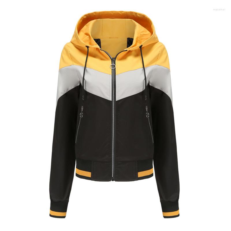 Women' Jackets Spring Autumn Design Women Fashion Long Sleeve Hooded Thin Trench Coat Patchwork Color Contrast Zipper Casual Jacket Outwear, Blue pink black
Women' Jackets Spring Autumn Design Women Fashion Long Sleeve Hooded Thin Trench Coat Patchwork Color Contrast Zipper Casual Jacket Outwear, Blue pink black