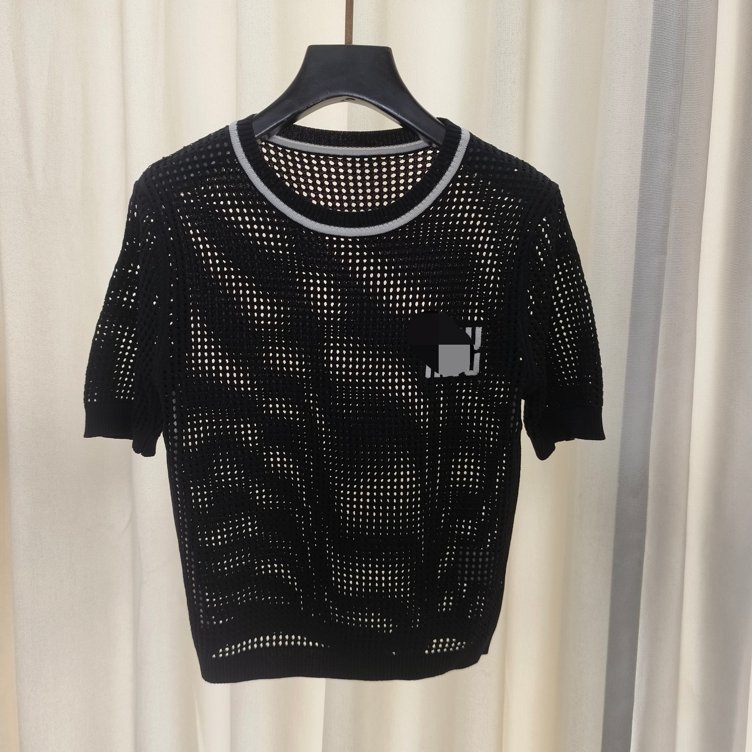 511 L 2023 Summer Sweaters Women' Pullover Black Red Green Beads Sweater Crew Neck Short Sleeve Brand Same Style Women' qian
511 L 2023 Summer Sweaters Women' Pullover Black Red Green Beads Sweater Crew Neck Short Sleeve Brand Same Style Women' qian