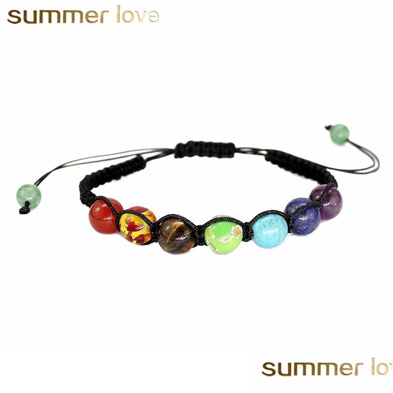 Beaded 7 Chakra Healing Nce Bracelets Stone Gem Yoga Prayer Charms Bead Braided Bracelet Mtilayer Bangle For Women Men Drop Delivery Dhlgo
Beaded 7 Chakra Healing Nce Bracelets Stone Gem Yoga Prayer Charms Bead Braided Bracelet Mtilayer Bangle For Women Men Drop Delivery Dhlgo