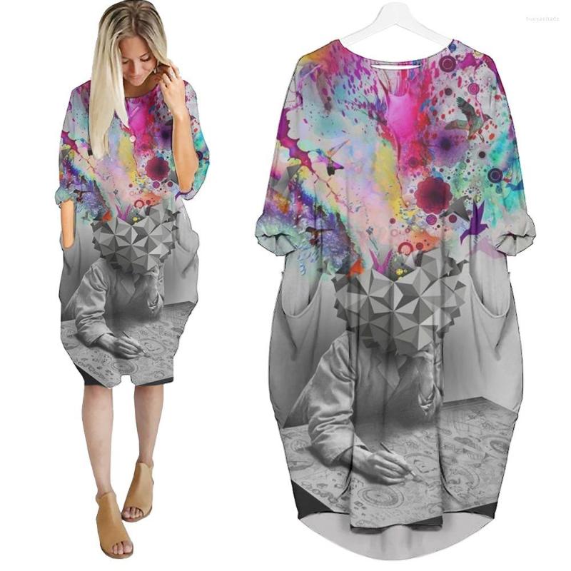 Casual Dresses Jumeast Women 3D Batwing Pocket Dress Oversized Male Female Smoking Person Blow Up Pullover Summer Skirt Nightdress, 08
Casual Dresses Jumeast Women 3D Batwing Pocket Dress Oversized Male Female Smoking Person Blow Up Pullover Summer Skirt Nightdress, 08
