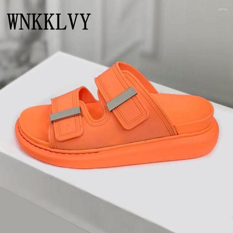 Slippers Spring Breathable Thick Sole Flat Shoes Round Toe Slipper Women Belt Buckle Rubber Waterproof Vacation Leisure Beach, As show 4
Slippers Spring Breathable Thick Sole Flat Shoes Round Toe Slipper Women Belt Buckle Rubber Waterproof Vacation Leisure Beach, As show 4