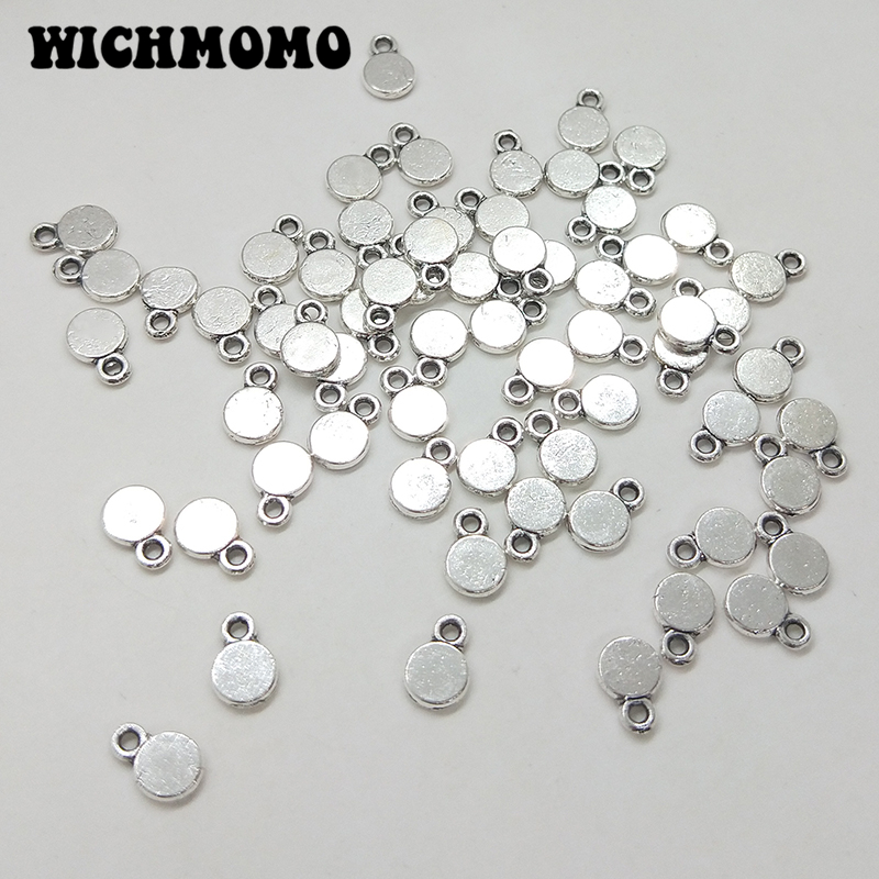 2021 New Fashion 7*5mm 100pieces/bag Retro Zinc Alloy Rounds Charms Pendant for Earring Bracelet Jewelry Accessories
2021 New Fashion 7*5mm 100pieces/bag Retro Zinc Alloy Rounds Charms Pendant for Earring Bracelet Jewelry Accessories