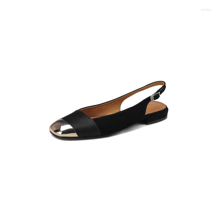 Sandals Ladies In Spring And Summer Fashion 2cm Square Toes Genuine Leather Slling Back Mixed Colors, Black
Sandals Ladies In Spring And Summer Fashion 2cm Square Toes Genuine Leather Slling Back Mixed Colors, Black