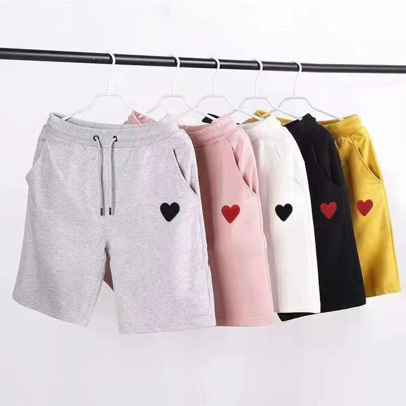 Designer Men's Shorts beach pants European and American brand trend classic embroidery love simple loose large unisex style, Black heart+yellow
Designer Men's Shorts beach pants European and American brand trend classic embroidery love simple loose large unisex style, Black heart+yellow