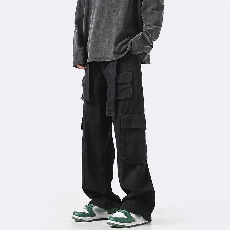 Men's Pants GODLIKEU Mens Cargo Male Japanese Straight Spring Streetwear Casual Loose Trousers, Black
Men's Pants GODLIKEU Mens Cargo Male Japanese Straight Spring Streetwear Casual Loose Trousers, Black