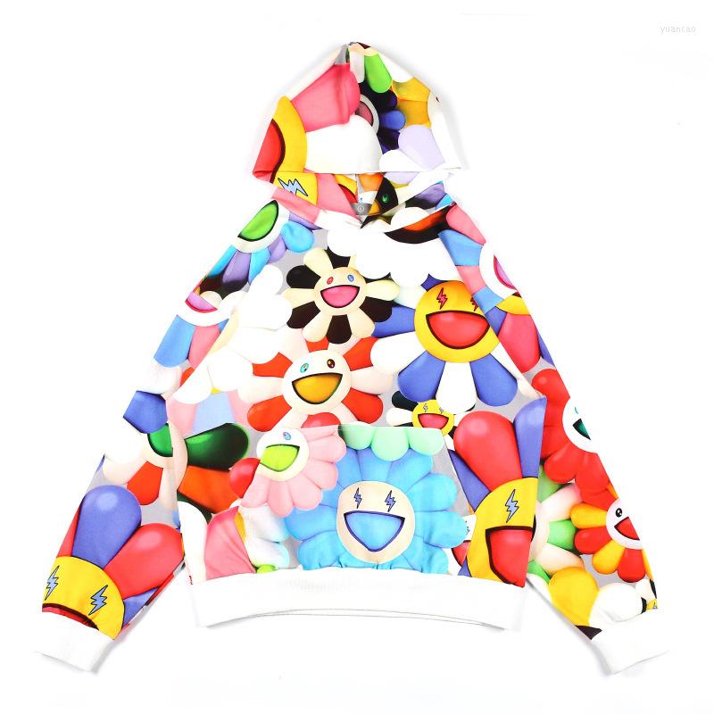 Men's Hoodies Winter 2023 Sun Flower Plant Print Full-print Hooded Loose Sweater For Men And Women, White
Men's Hoodies Winter 2023 Sun Flower Plant Print Full-print Hooded Loose Sweater For Men And Women, White