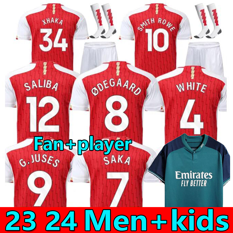 S-4XL SAKA Soccer Jerseys G. JESUS ODEGAARD Fans Player Version 23 24 Gunners MARTINELLI SMITH ROWE THOMAS NKETIAH ZINCHENKO SALIBA Football Shirt Men Kids Sets Kit, 23-24 home kids
S-4XL SAKA Soccer Jerseys G. JESUS ODEGAARD Fans Player Version 23 24 Gunners MARTINELLI SMITH ROWE THOMAS NKETIAH ZINCHENKO SALIBA Football Shirt Men Kids Sets Kit, 23-24 home kids