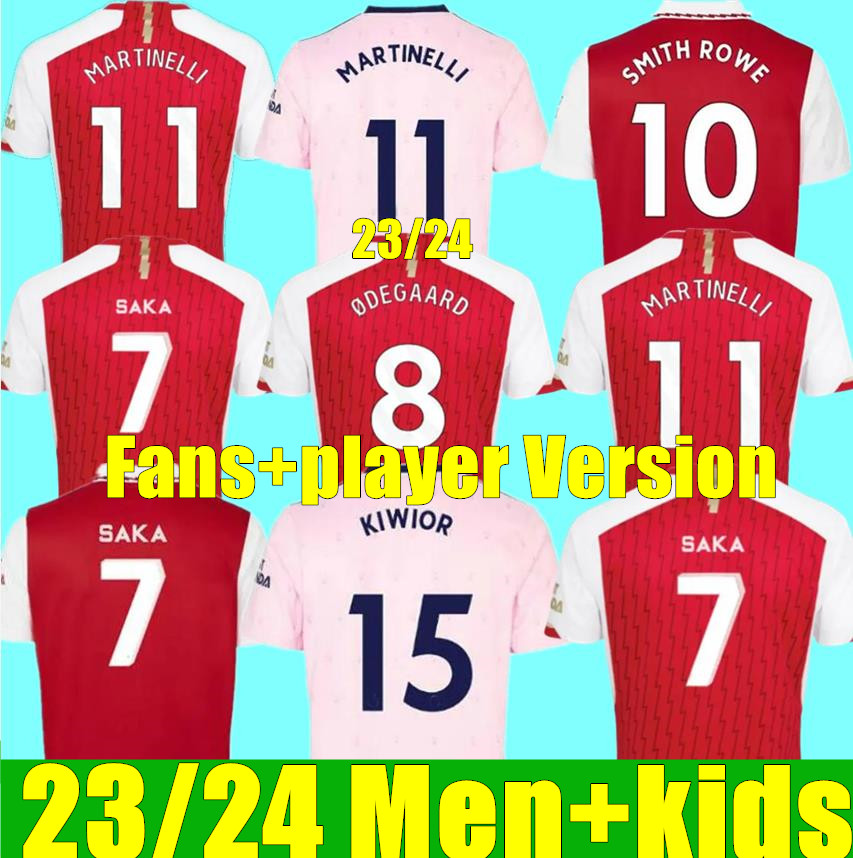 New 23 24 SMITH SAKA soccer jerseys Fans Player MARTINELLI 2023 2024 football shirt ODEGAARD Nketiah G.JESUS ARS FABIO ARSENALS ZINCHENKO JORGINHO Men Kids kit sets, 03/04 adult home+ucl
New 23 24 SMITH SAKA soccer jerseys Fans Player MARTINELLI 2023 2024 football shirt ODEGAARD Nketiah G.JESUS ARS FABIO ARSENALS ZINCHENKO JORGINHO Men Kids kit sets, 03/04 adult home+ucl