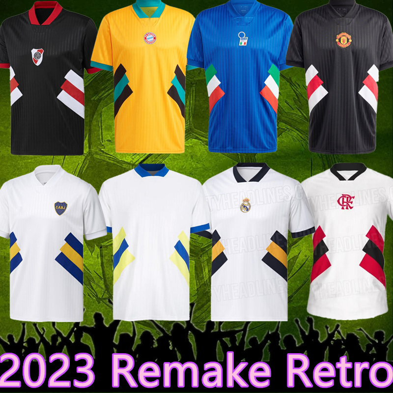 2023 Remake Retro Soccer Jerseys ICONS italy italia mans Boca Juniors Bayern Flamengo Real Madrids River Plate retro jersey, Ls
2023 Remake Retro Soccer Jerseys ICONS italy italia mans Boca Juniors Bayern Flamengo Real Madrids River Plate retro jersey, Ls