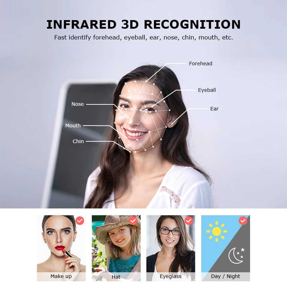 Smart Lock 3D facial recognition Biometric Fingerprint Door Lock Smart Lock Tuya App Remote Unlocking Keyless Lock Electronic Door Lock G230525