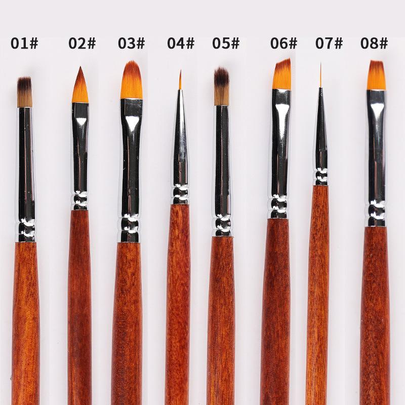 Nail Brushes Liner Art Acrylic Liquid Powder Carving UV Gel Extension Builder Painting Brush Lines Drawing Pen Manicuring Tools
Nail Brushes Liner Art Acrylic Liquid Powder Carving UV Gel Extension Builder Painting Brush Lines Drawing Pen Manicuring Tools