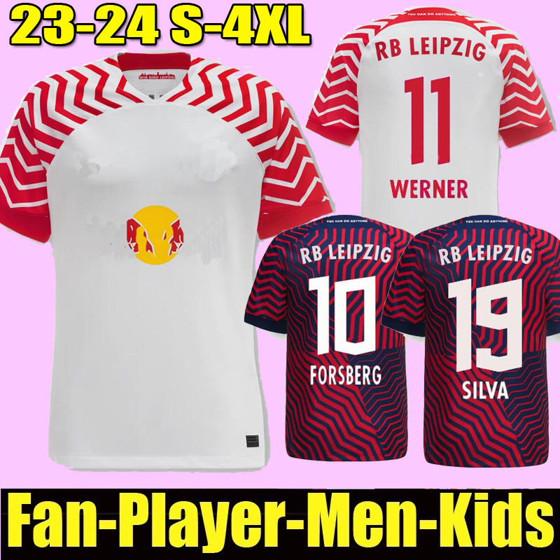 23 24 Soccer Jerseys FORSBERG Camiseta Maillot Szoboszlai POULSEN Sorloth 2023 2024 Football Shirts Kits Uniform RBL Nkunku Olmo Silva Werner Leipziges, Away
23 24 Soccer Jerseys FORSBERG Camiseta Maillot Szoboszlai POULSEN Sorloth 2023 2024 Football Shirts Kits Uniform RBL Nkunku Olmo Silva Werner Leipziges, Away