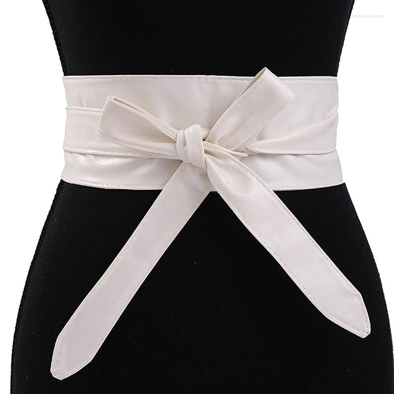 Belts Solid Women Belt Leather Cummerbunds For Wide Waist Bow Self Tie Wrap Brand Ladies Fashion Strap All-match, Yellow
Belts Solid Women Belt Leather Cummerbunds For Wide Waist Bow Self Tie Wrap Brand Ladies Fashion Strap All-match, Yellow