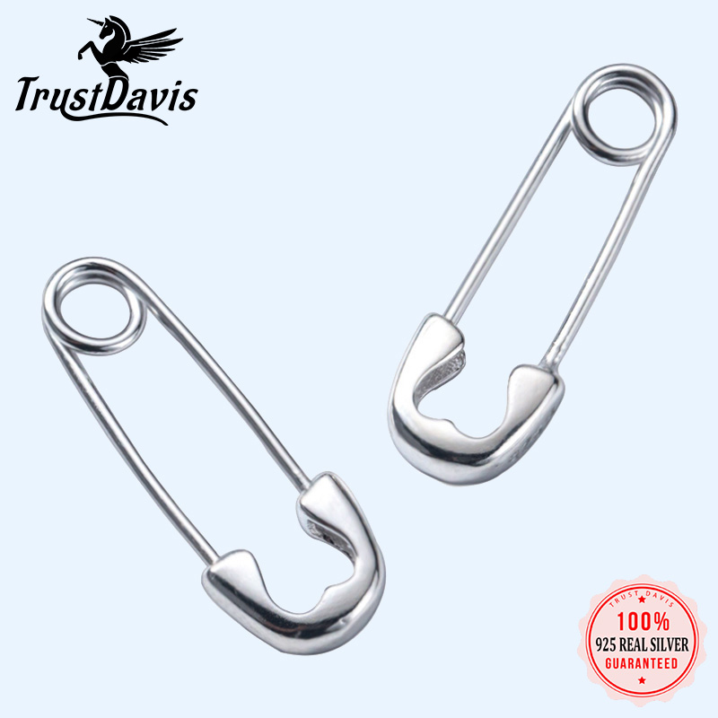 TrustDavis 1Pair Paper Clip Shape Ear Buckle Earring Creative New Design Lady Madam Women 925 Sterling Silver Jewelry DA381
TrustDavis 1Pair Paper Clip Shape Ear Buckle Earring Creative New Design Lady Madam Women 925 Sterling Silver Jewelry DA381