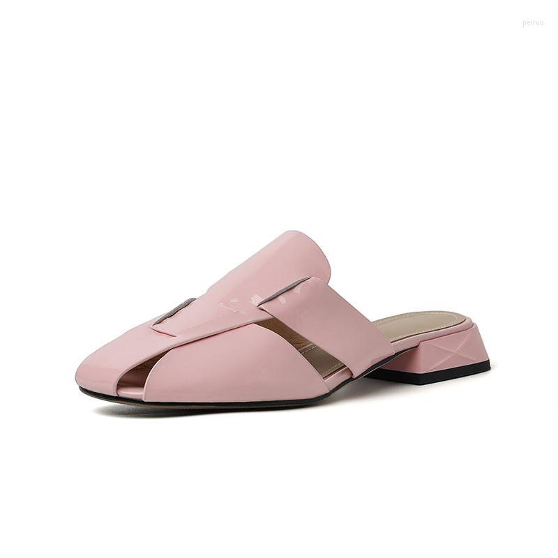 Slippers 2023 Women's Natural Leather 22-24.5cm Cowhide Upper Full Baotou Low Heel Patent Lazy, Beige
Slippers 2023 Women's Natural Leather 22-24.5cm Cowhide Upper Full Baotou Low Heel Patent Lazy, Beige