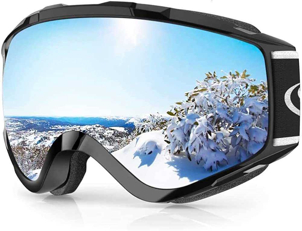 Findway Ski Goggles Otg - Lunettes de neige/snowboard pour homme femme jeunesse - Protection 100 % UV Baseball Cyclisme Course à pied