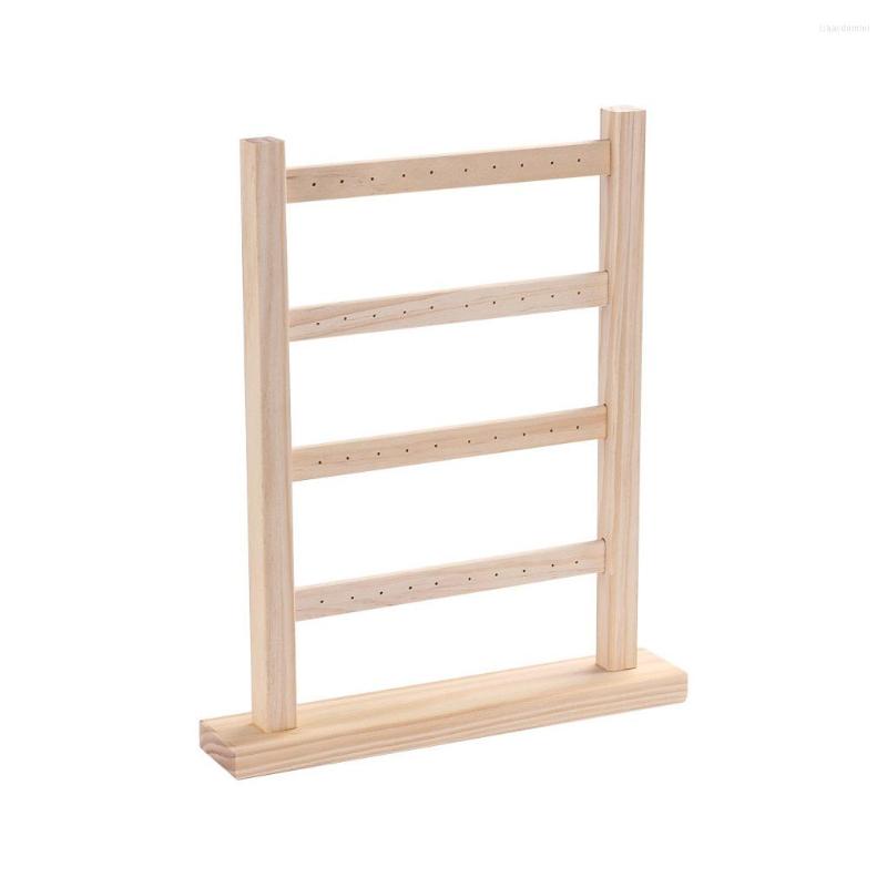 Jewelry Pouches Wood Organizer 4-Layer Props Rack Solid Earrings Pendant Bracelet Holder Stand Showcase Tabletop Storage
Jewelry Pouches Wood Organizer 4-Layer Props Rack Solid Earrings Pendant Bracelet Holder Stand Showcase Tabletop Storage