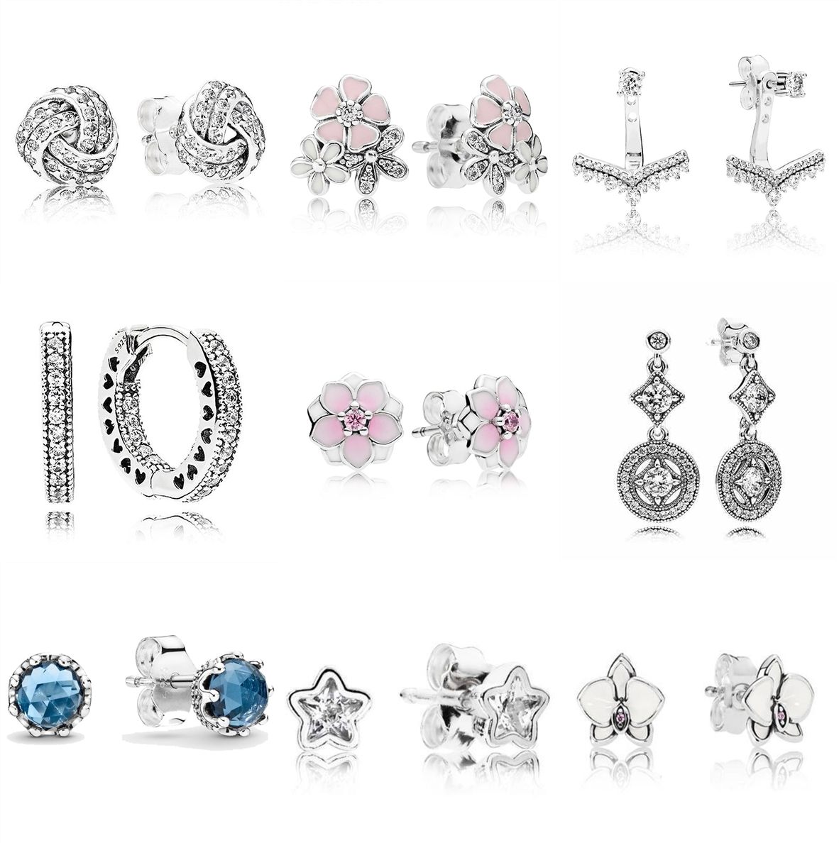 Authentic 925 Sterling Silver Earring Blue Sparkling Crown Stud Earrings For Women Wedding Gift Fashion Jewelry
Authentic 925 Sterling Silver Earring Blue Sparkling Crown Stud Earrings For Women Wedding Gift Fashion Jewelry