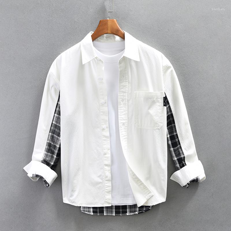 Men's Casual Shirts Italy Long-sleeve Patchwork Plaid Cotton Quality Brand For Men Fashion Thickened Overshirt Top Clothing Camisa, Black
Men's Casual Shirts Italy Long-sleeve Patchwork Plaid Cotton Quality Brand For Men Fashion Thickened Overshirt Top Clothing Camisa, Black