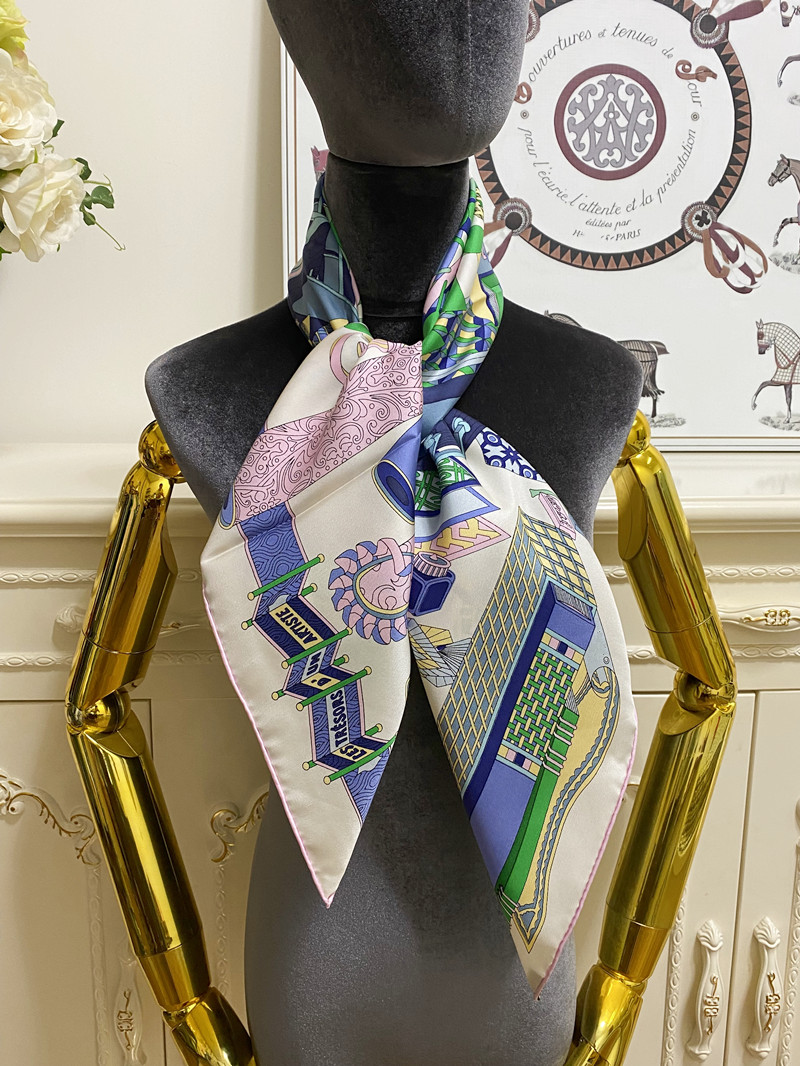 women's square scarf scarves shawl 100% twill silk material white color pint pattern size 90cm - 90cm
women's square scarf scarves shawl 100% twill silk material white color pint pattern size 90cm - 90cm