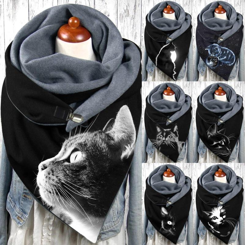 Scarves Winter Scarfs Women Printing Button Soft Wraps Elegant Double Layer Buckle Comfortable Shawls Neck Bandana
Scarves Winter Scarfs Women Printing Button Soft Wraps Elegant Double Layer Buckle Comfortable Shawls Neck Bandana