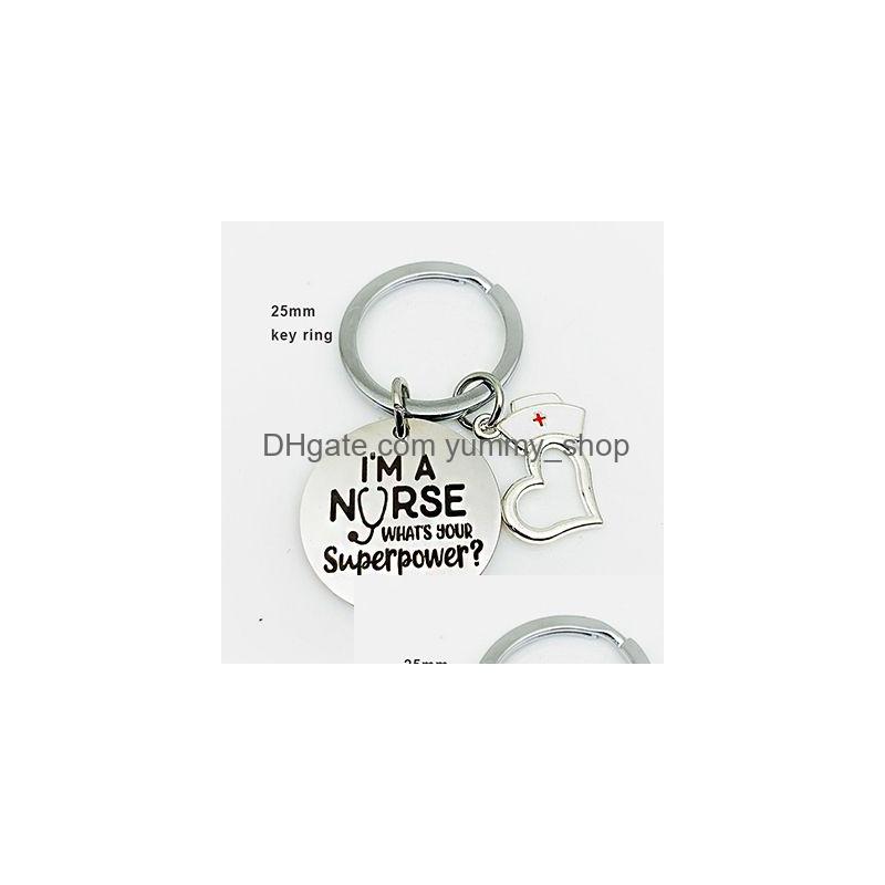 Key Rings Fashion Medical Tools Stethoscope Keychain Ring Heart Charm Pendant Nurse Students Gifts Jewelry Drop Delivery Dhips
Key Rings Fashion Medical Tools Stethoscope Keychain Ring Heart Charm Pendant Nurse Students Gifts Jewelry Drop Delivery Dhips