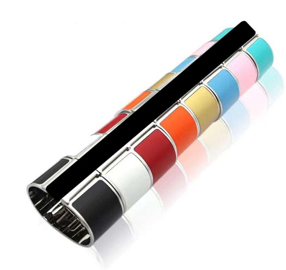 33mm silver H Extra Wide Cuff Bracelet Brand Classic Luxury Designer Bracelet Fashion Men Women Couple Bracelets Stainless Steel20