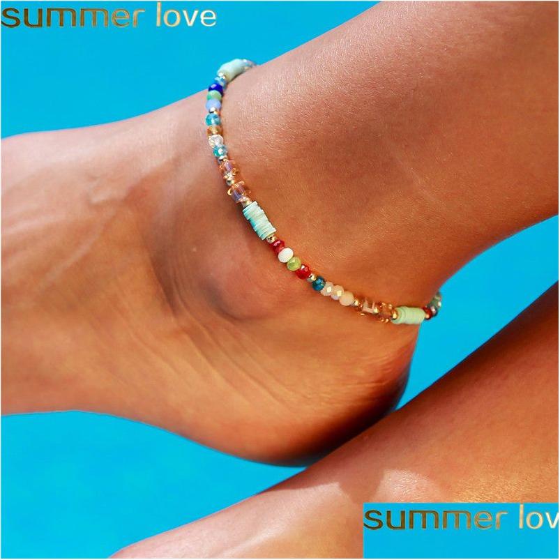 Anklets Summer Crystal Beads For Women Female Sandals Foot Jewelry Mti Color Ankle Bracelets Leg Chain Drop Delivery Dhppa
Anklets Summer Crystal Beads For Women Female Sandals Foot Jewelry Mti Color Ankle Bracelets Leg Chain Drop Delivery Dhppa