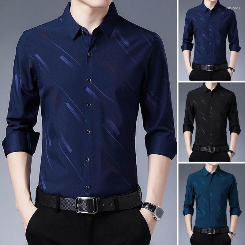 Men's Casual Shirts Korean Fashion Long Sleeve Shirt Luxury Dress Clothes Single-breasted Men Twill Print Business Top, Black
Men's Casual Shirts Korean Fashion Long Sleeve Shirt Luxury Dress Clothes Single-breasted Men Twill Print Business Top, Black