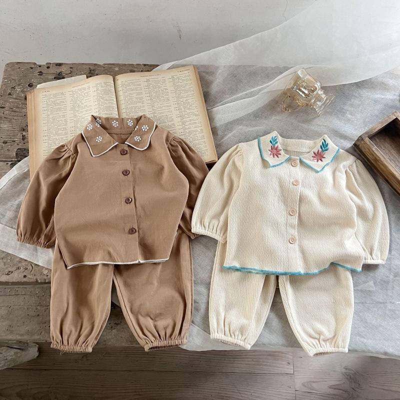 Clothing Sets 2023 Spring Baby Girl Long-Sleeve Suit Cotton Top Lace Trousers Two-Piece Set, Khaki
Clothing Sets 2023 Spring Baby Girl Long-Sleeve Suit Cotton Top Lace Trousers Two-Piece Set, Khaki