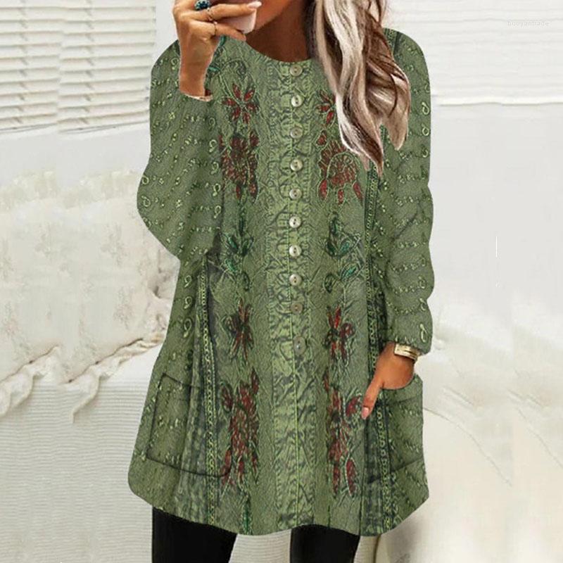 Casual Dresses Floral Print Button Loose Mini Dress Women Pocket Straight Beach Spring Vintage O Neck Long Sleeve Bohemian, 01 curry
Casual Dresses Floral Print Button Loose Mini Dress Women Pocket Straight Beach Spring Vintage O Neck Long Sleeve Bohemian, 01 curry