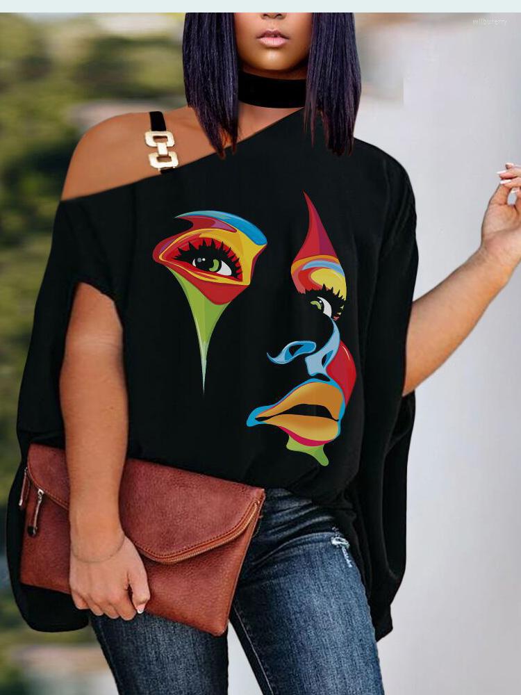 Women's Blouses Summer Halter Bat Sleeve Printed Shirt Ladies Women Casual Loose Off The Shoulder Chain Spliced Suspenders Blouse Boho 5XL, Coffee
Women's Blouses Summer Halter Bat Sleeve Printed Shirt Ladies Women Casual Loose Off The Shoulder Chain Spliced Suspenders Blouse Boho 5XL, Coffee