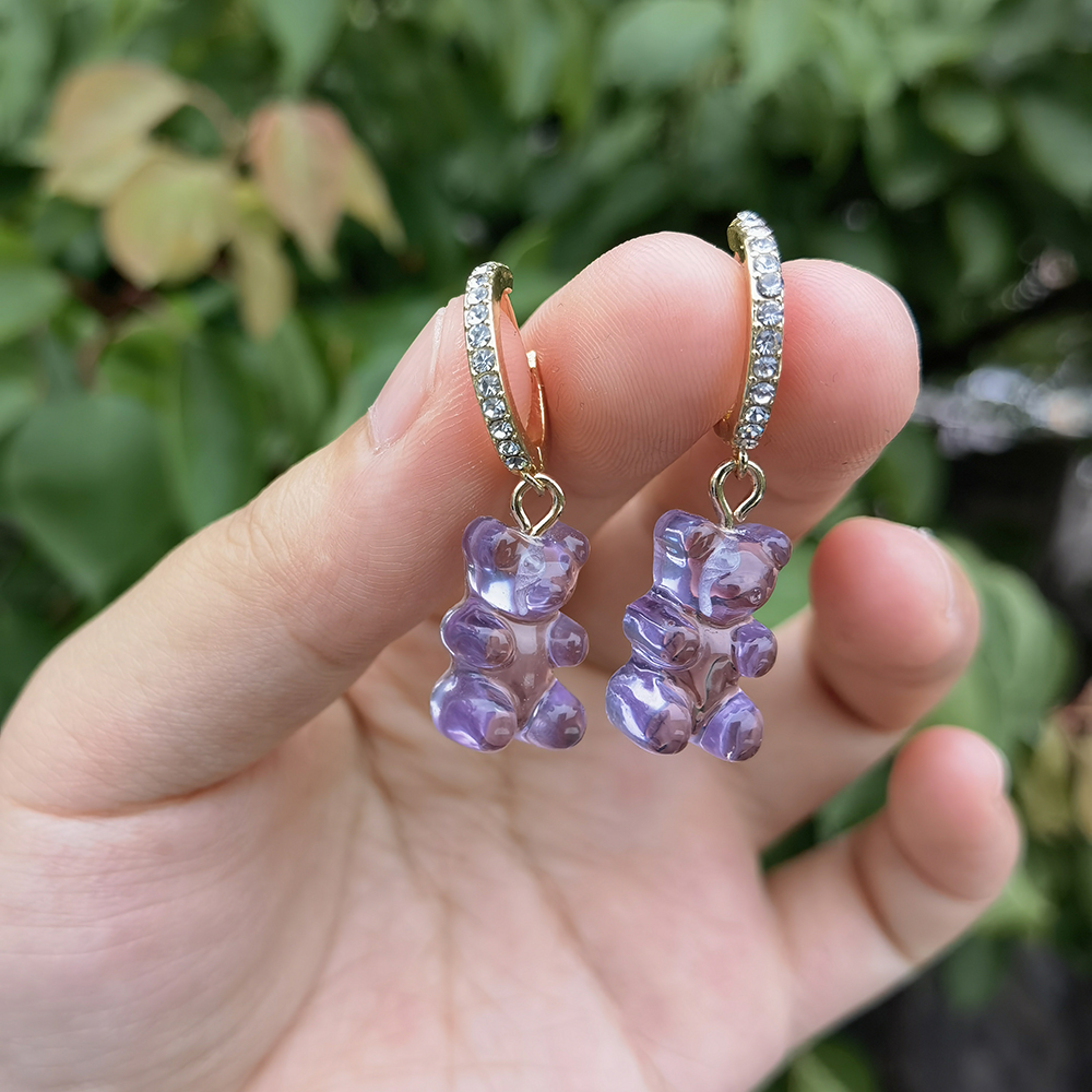 Lost Lady Cute Candy Color Animal Bear Dangle Earrings Lovely Cartoon Earrings for Girls Women Children Birthday Gift Jewelry
Lost Lady Cute Candy Color Animal Bear Dangle Earrings Lovely Cartoon Earrings for Girls Women Children Birthday Gift Jewelry