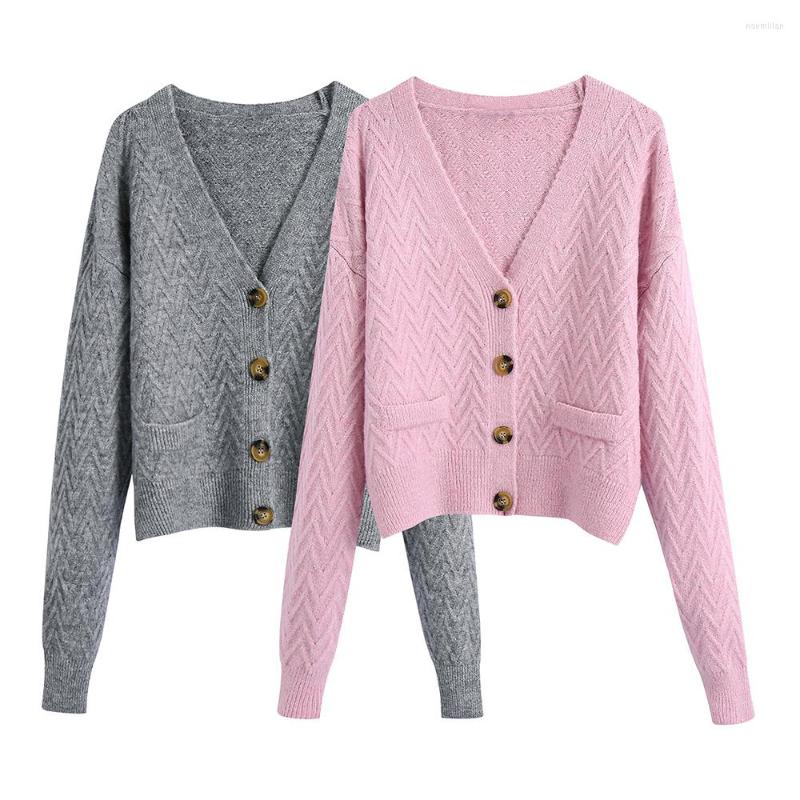 Women' Knits Fall Winter Fashion Women V Neck Herringbone Knitted Sweater Cropped Cardigans Long Sleeve Solid Casual Loose Cardigan, Pink
Women' Knits Fall Winter Fashion Women V Neck Herringbone Knitted Sweater Cropped Cardigans Long Sleeve Solid Casual Loose Cardigan, Pink