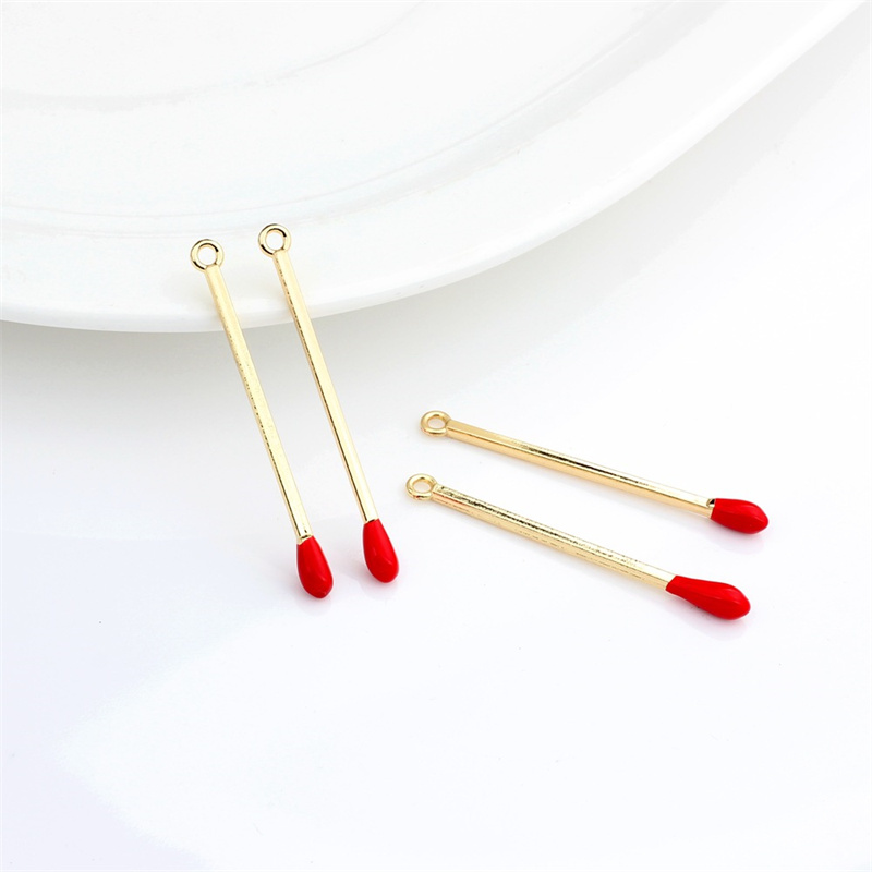 6pcs New Korean Match Matchstick Charms For Jewelry Making DIY Necklace Earrings Earring Bracelets Key Chain Charms Supplies
6pcs New Korean Match Matchstick Charms For Jewelry Making DIY Necklace Earrings Earring Bracelets Key Chain Charms Supplies