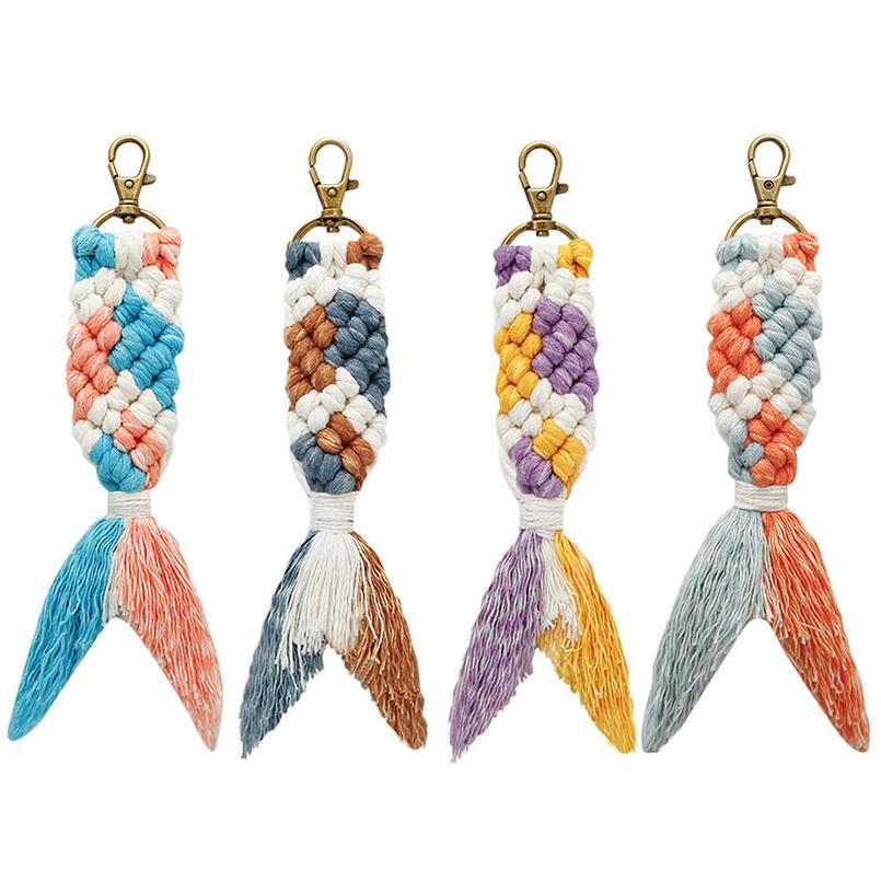 Keychains Lanyards Hand Woven Keychain Pendant Colorf Mermaid Tassel Key Chain Lage Decoration Keyring Party Gift Supplies Drop De Dhpor
Keychains Lanyards Hand Woven Keychain Pendant Colorf Mermaid Tassel Key Chain Lage Decoration Keyring Party Gift Supplies Drop De Dhpor