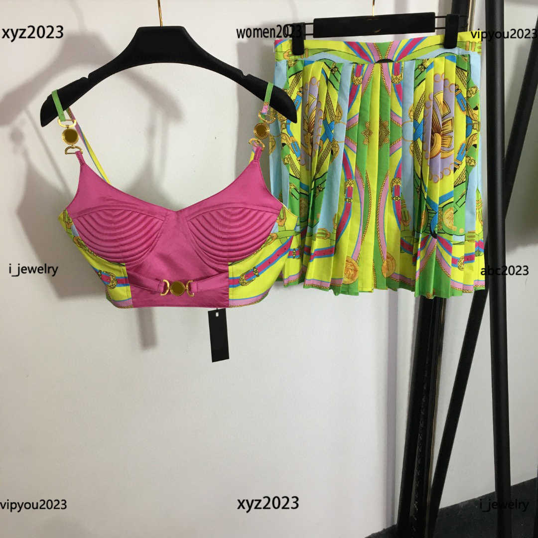designer dresses for woman Two piece dress Size S- Chest strap top and vintage printed high waisted pleated short skirt May23, #1
designer dresses for woman Two piece dress Size S- Chest strap top and vintage printed high waisted pleated short skirt May23, #1