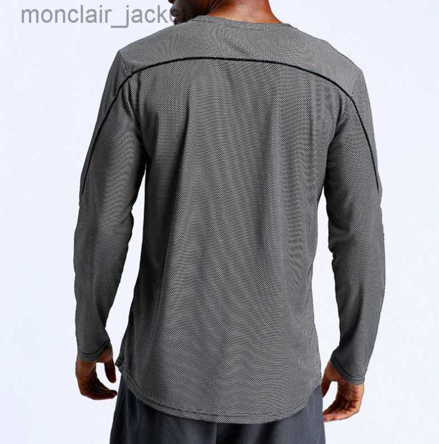 Designer Men' Sports Tshirt Top Luyoga Same Men' Fitness Top Breathable Fast Drying Running Training Long Sleeve Sweat Absorbing Round Neck Long T-shirt, Gray
Designer Men' Sports Tshirt Top Luyoga Same Men' Fitness Top Breathable Fast Drying Running Training Long Sleeve Sweat Absorbing Round Neck Long T-shirt, Gray
